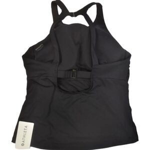 NWT $89 Athleta Size 36D/DD Black Maldives Bra Cup Tankini Swimsuit Top